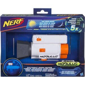 new sealed Nerf N-Strike Modulus Day / Night Zoom Scope 5x Zoom Hasbro